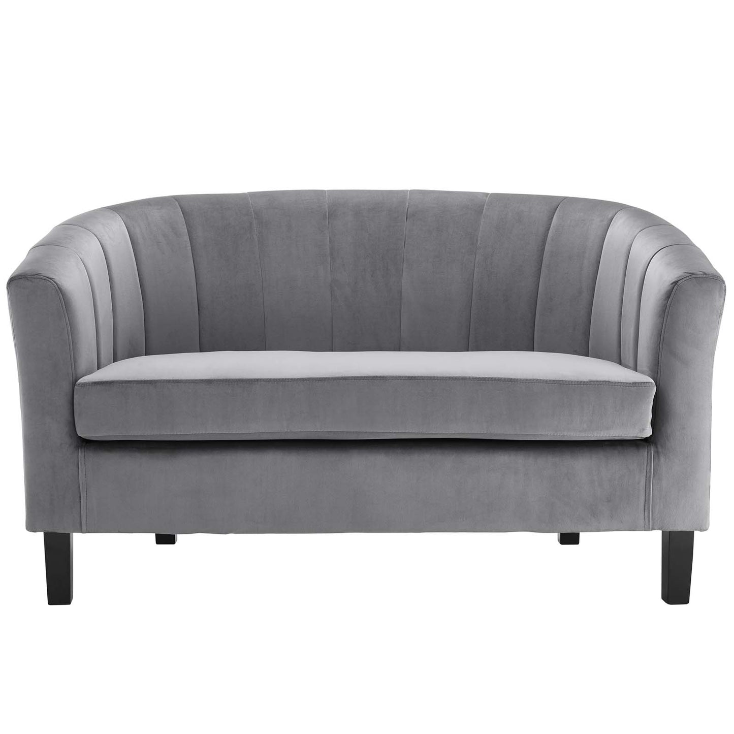 Prospect Channel Tufted Performance Velvet Loveseat