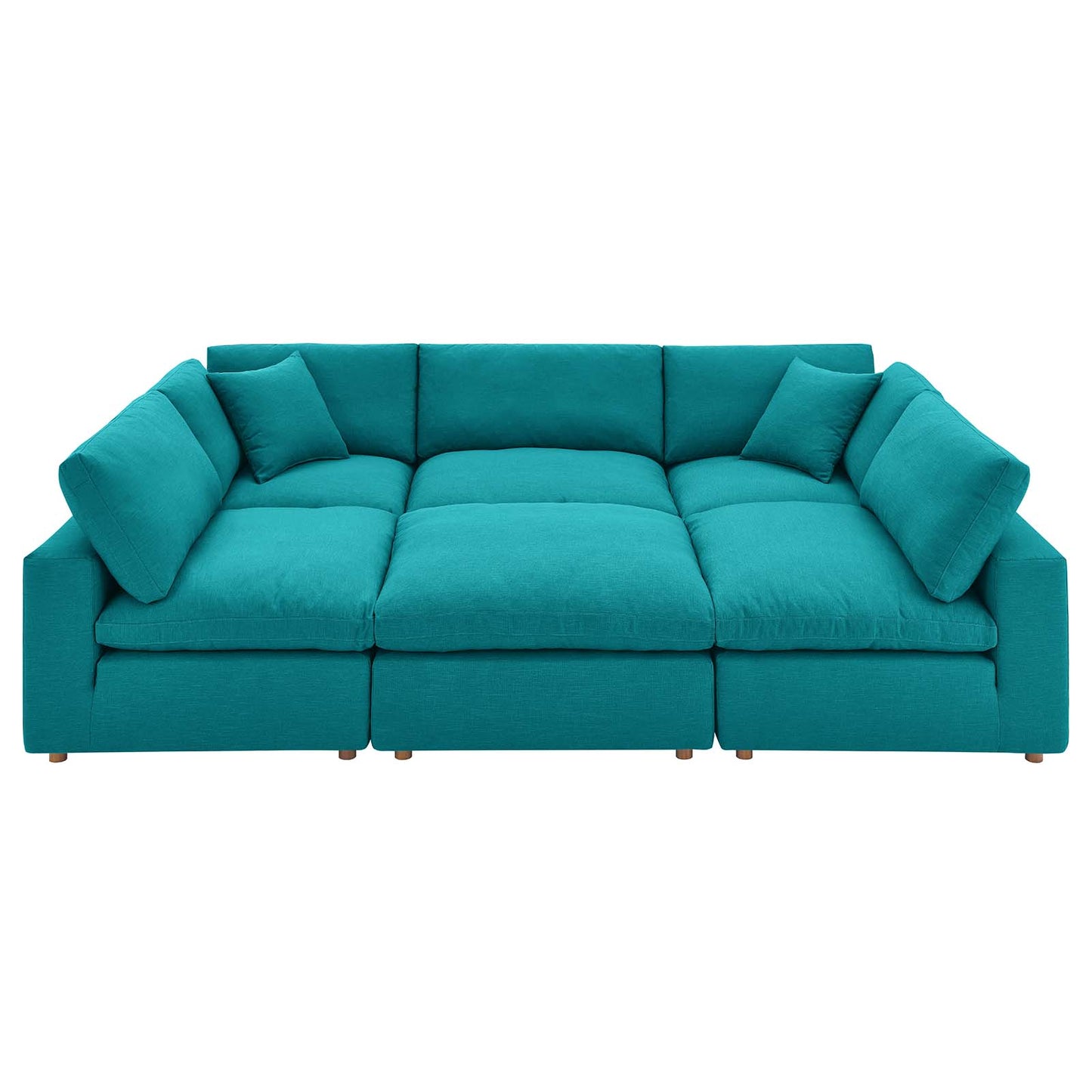 Commix Down Filled Overstuffed 6-Piece Sectional Sofa