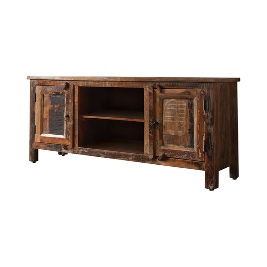 2-door TV Console Reclaimed Wood