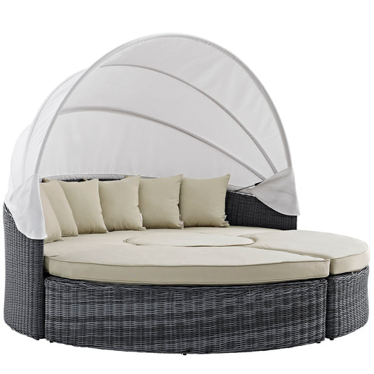 Summon Canopy Outdoor Patio Sunbrella® Daybed