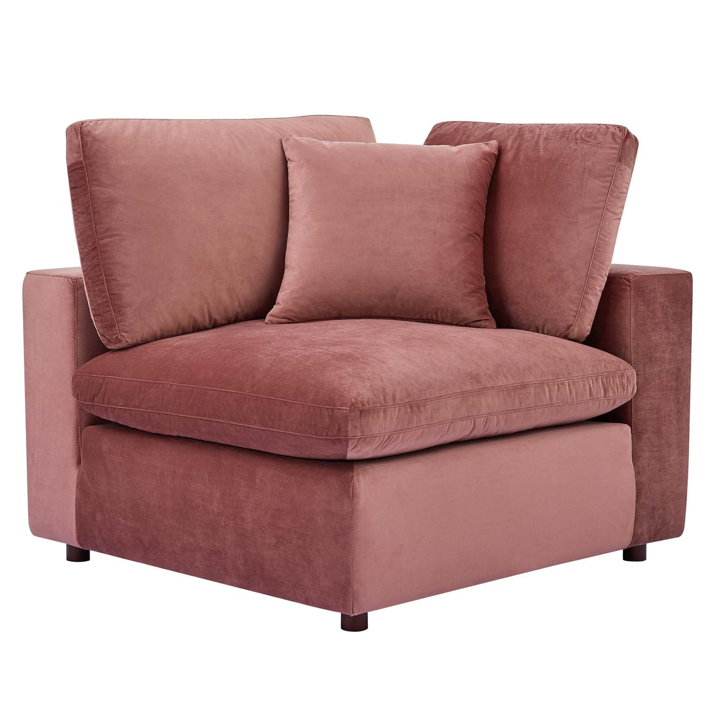 Commix Down Filled Overstuffed Performance Velvet 	8-Piece Sectional Sofa