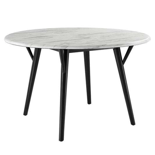 Gallant 50" Round Performance Artificial Marble Dining Table
