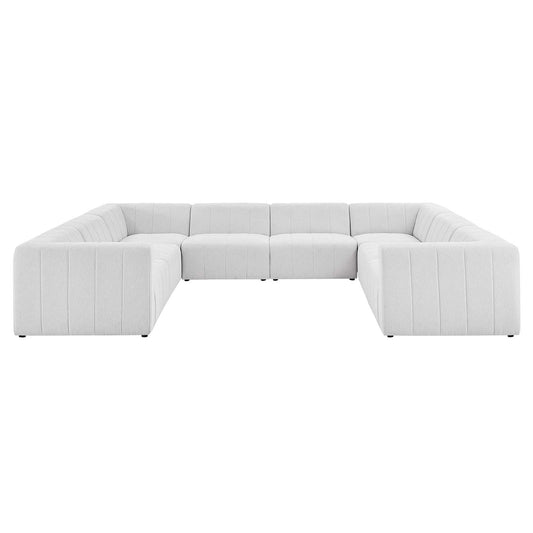Bartlett Upholstered Fabric 8-Piece Sectional Sofa