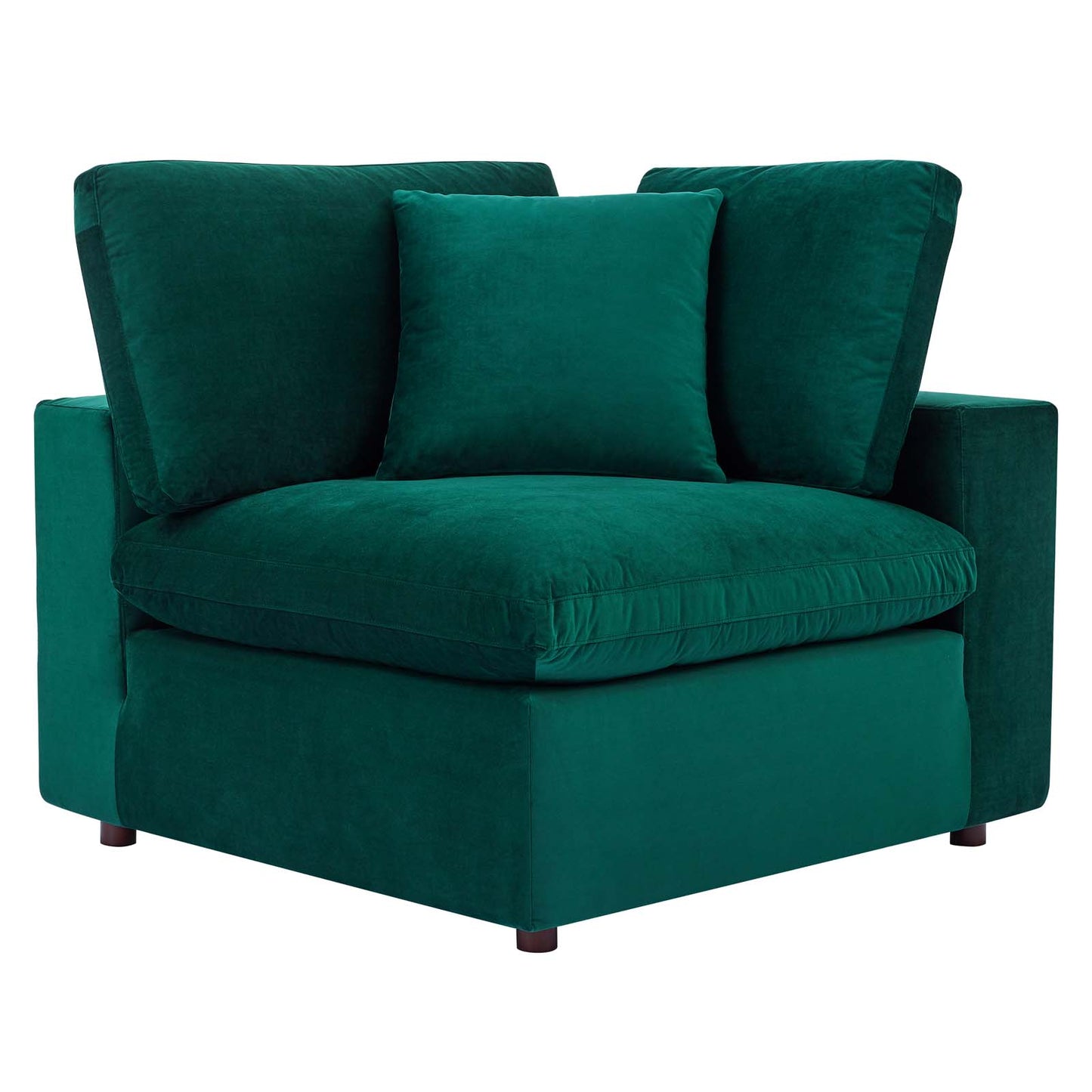 Commix Down Filled Overstuffed Performance Velvet 	8-Piece Sectional Sofa