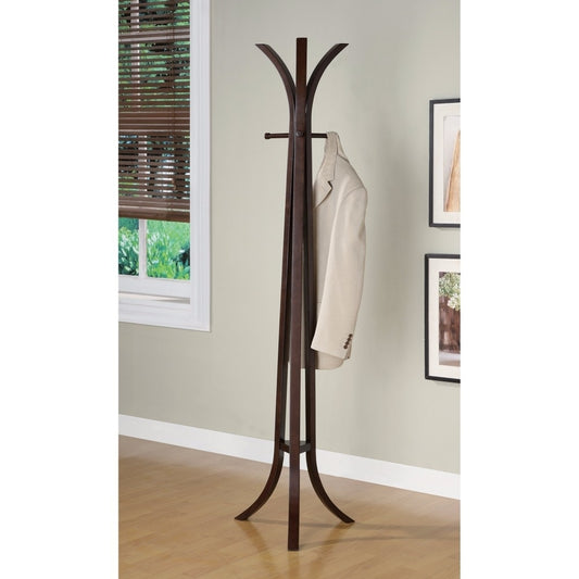 Coat Rack with 6 Hooks Cappuccino