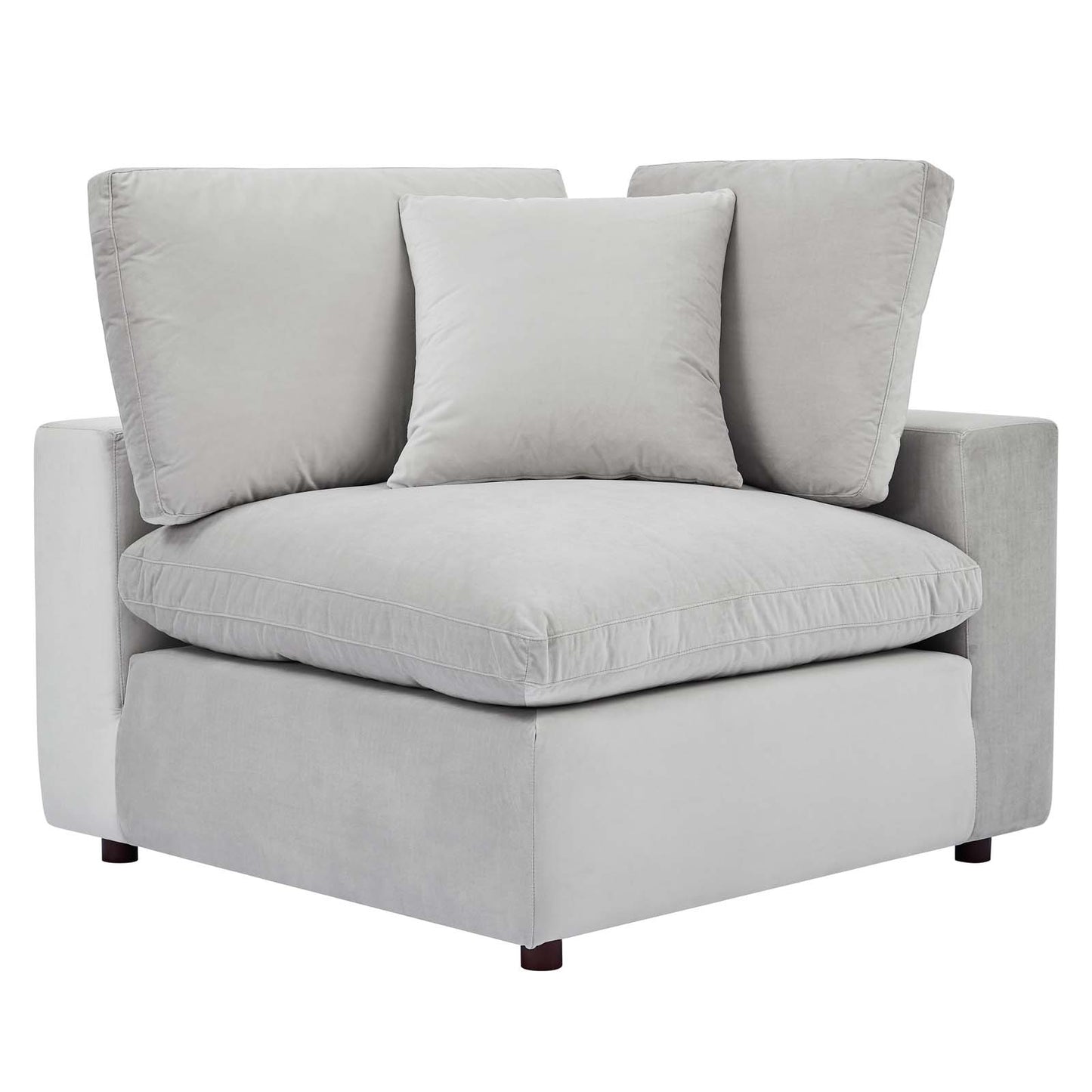 Commix Down Filled Overstuffed Performance Velvet 	8-Piece Sectional Sofa
