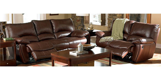 Clifford Upholstered Pillow Top Arm Living Room Set Chocolate Brown