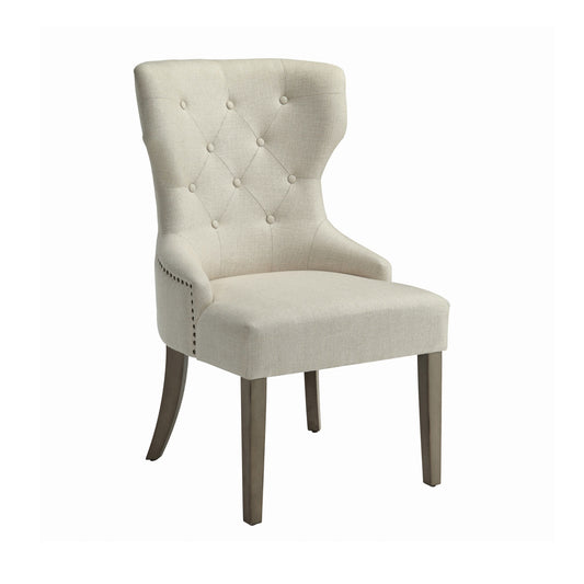 Baney Tufted Upholstered Dining Chair Beige