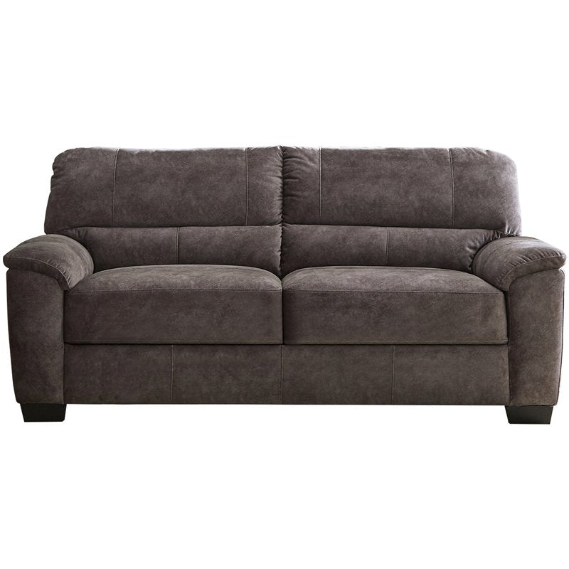 Hartsook Upholstered Pillow Top Arm Sofa Charcoal Grey