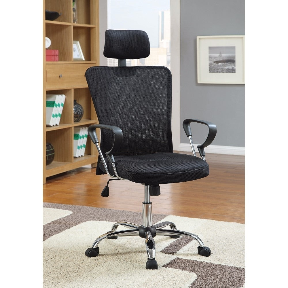 Mesh Back Office Chair Black and Chrome