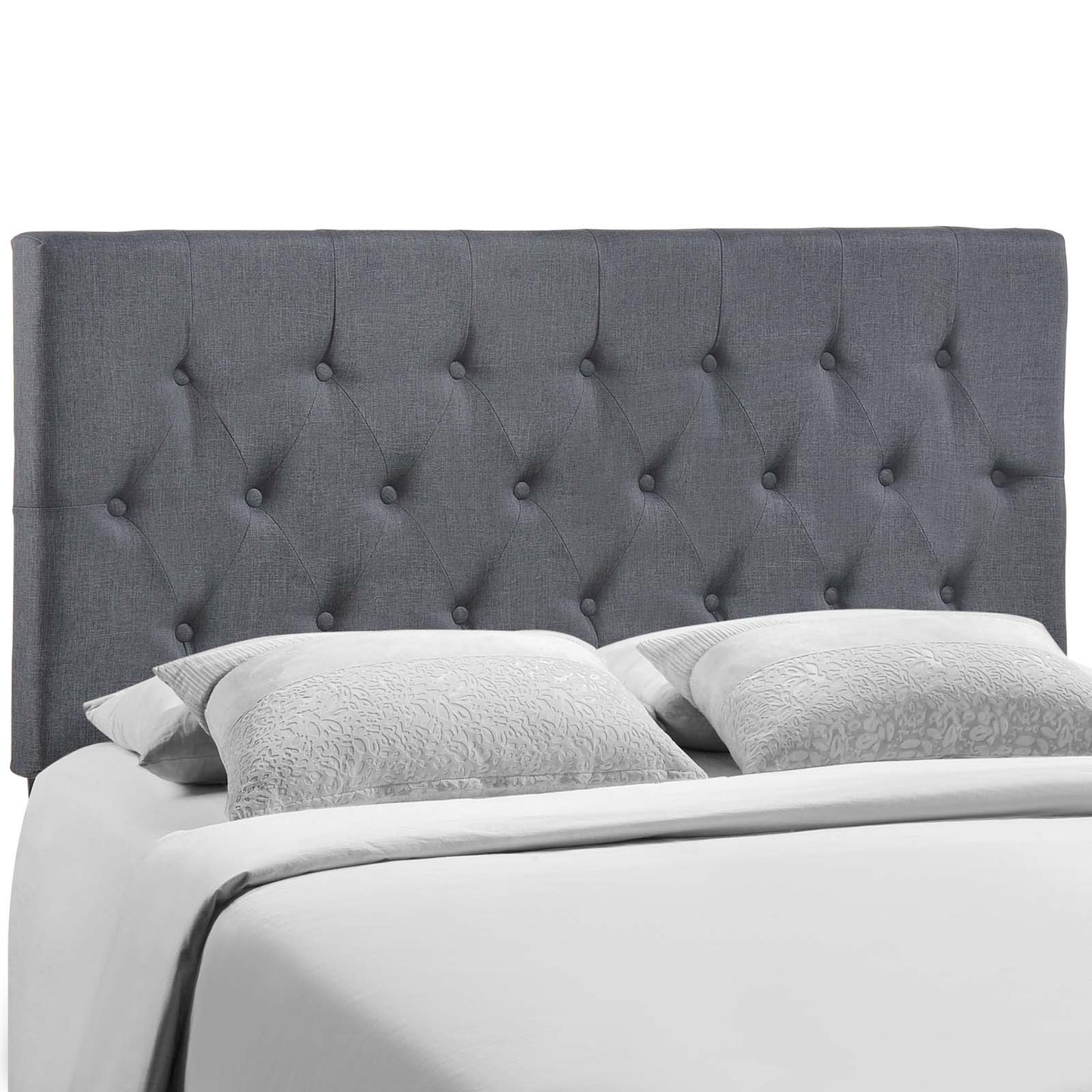 Clique Queen Upholstered Fabric Headboard