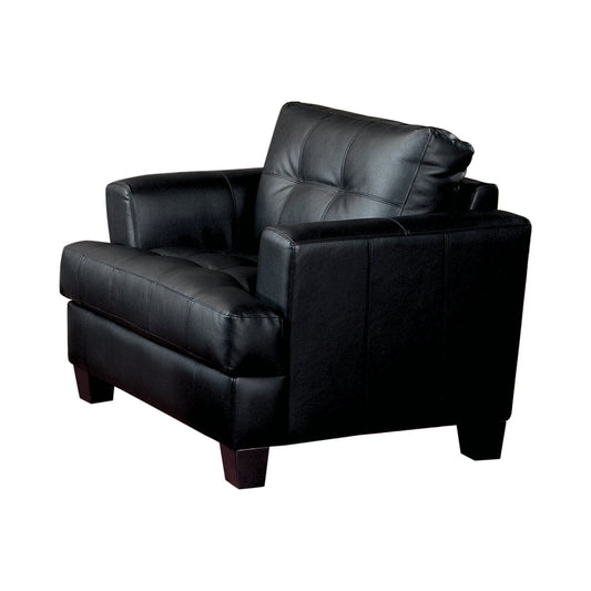 Samuel Cushion Back Chair Black