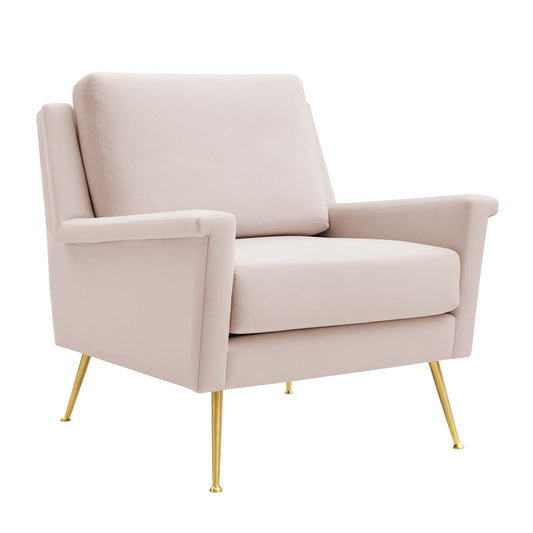 Chesapeake Performance Velvet Armchair