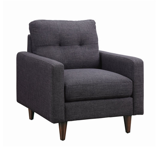 Watsonville Tufted Back Chair Grey