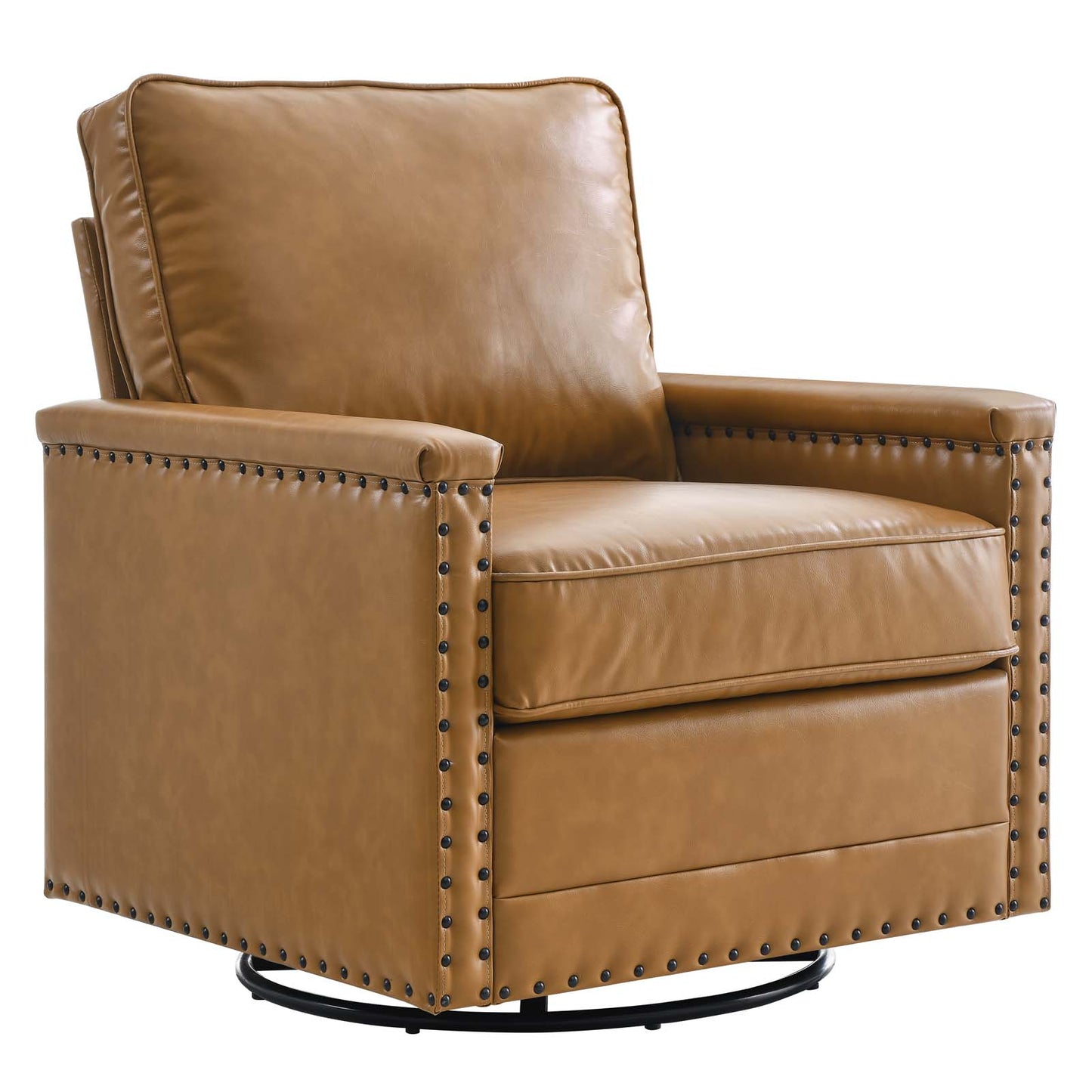 Ashton Vegan Leather Swivel Chair