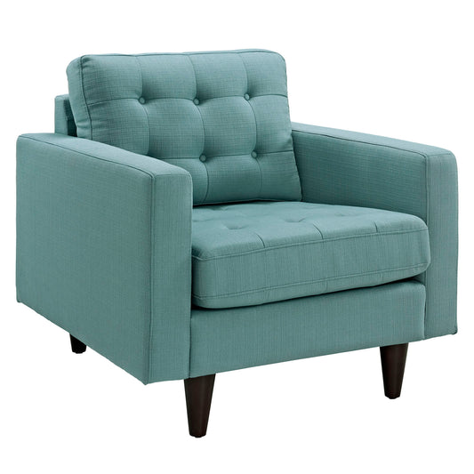 Empress Upholstered Fabric Armchair