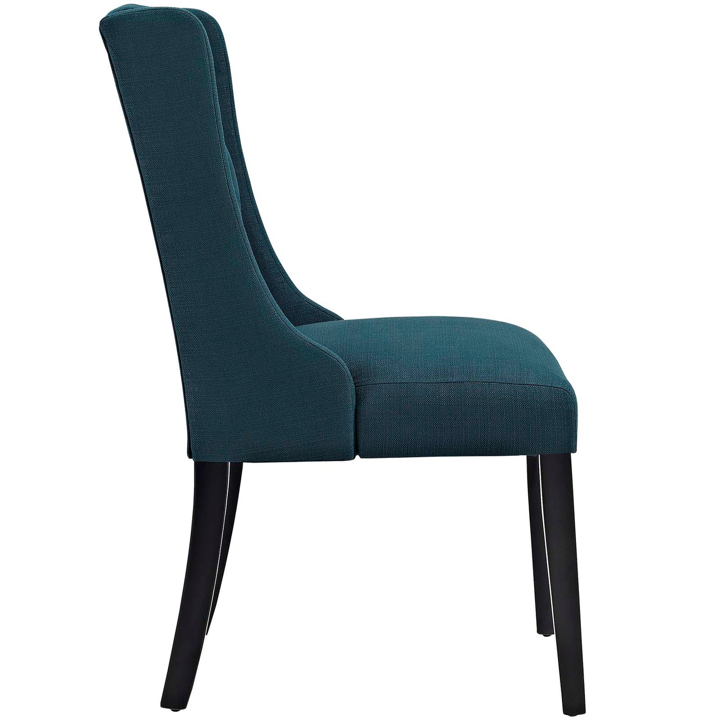 Baronet Button Tufted Fabric Dining Chair