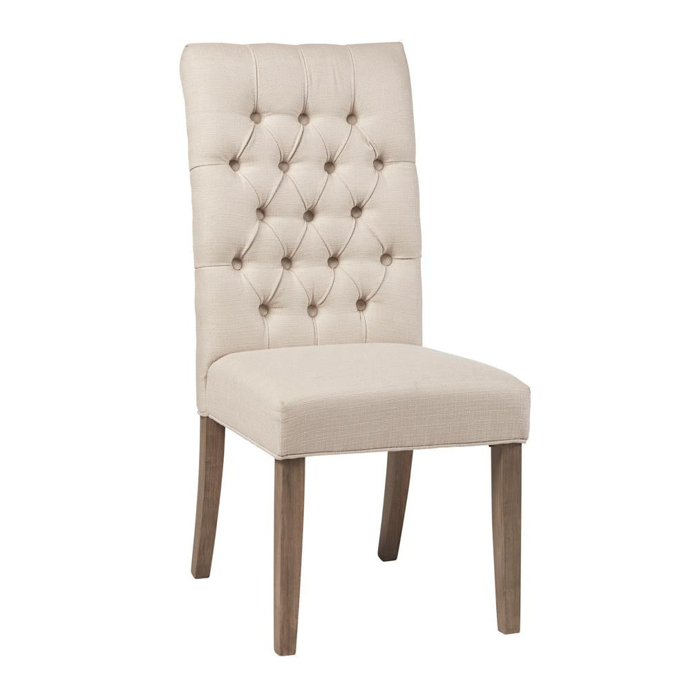 Douglas Tufted Back Dining Chairs Vineyard Oak (Set of 2)