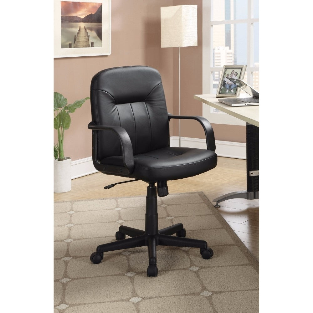 Adjustable Height Office Chair Black