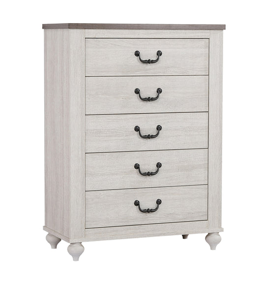 Stillwood 5-drawer Chest Vintage Linen