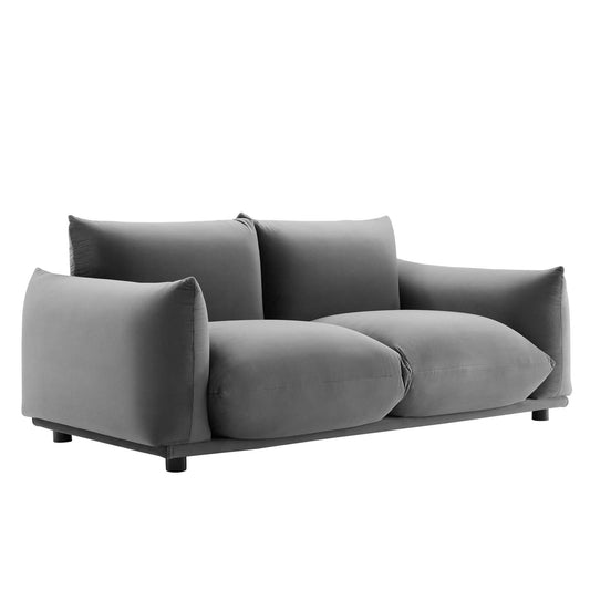 Copious Performance Velvet Loveseat