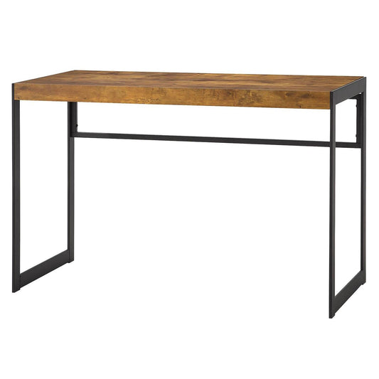 Estrella Writing Desk Antique Nutmeg and Gunmetal