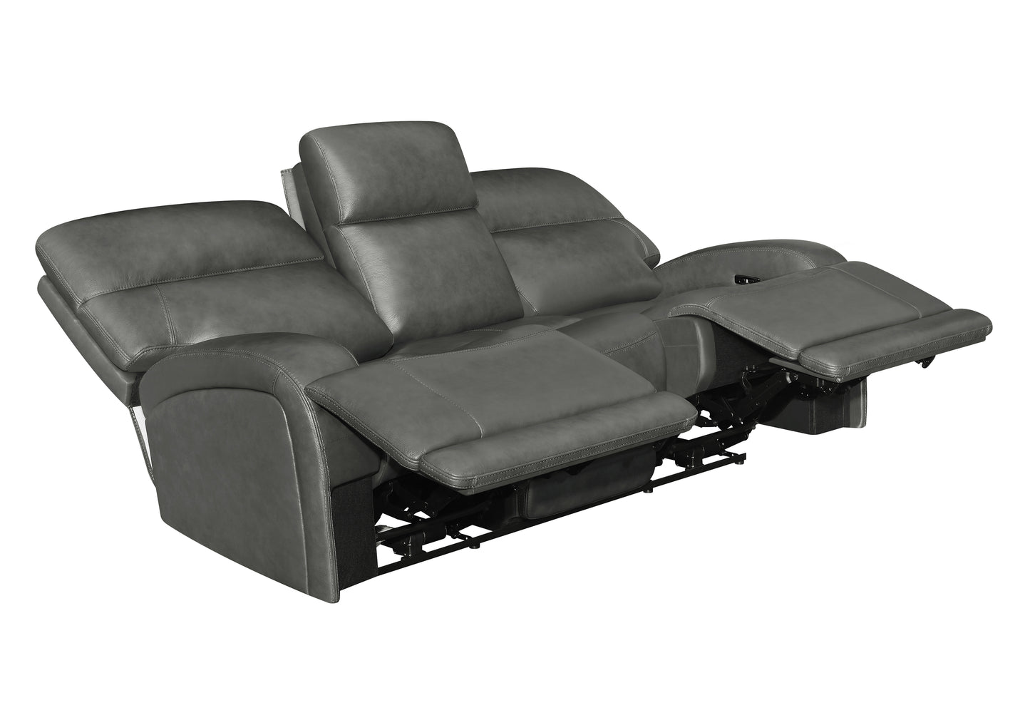 Longport Upholstered Power Sofa Charcoal