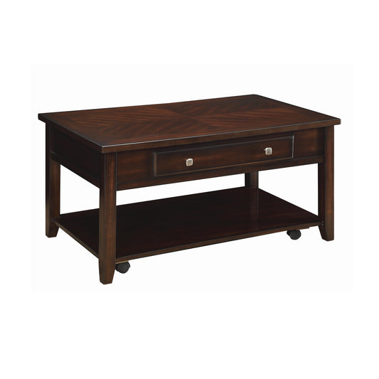 Rectangular Lift Top Coffee Table Walnut