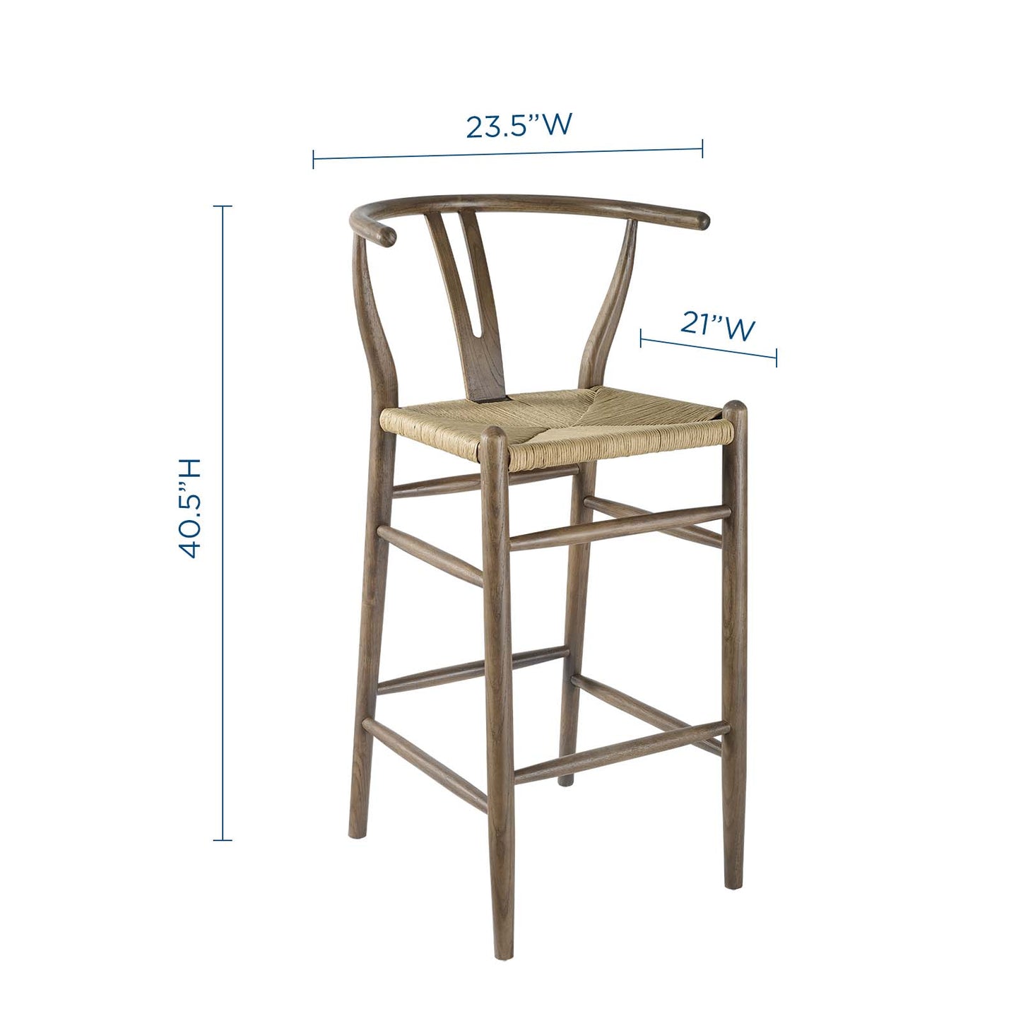 Amish Wood Bar Stool