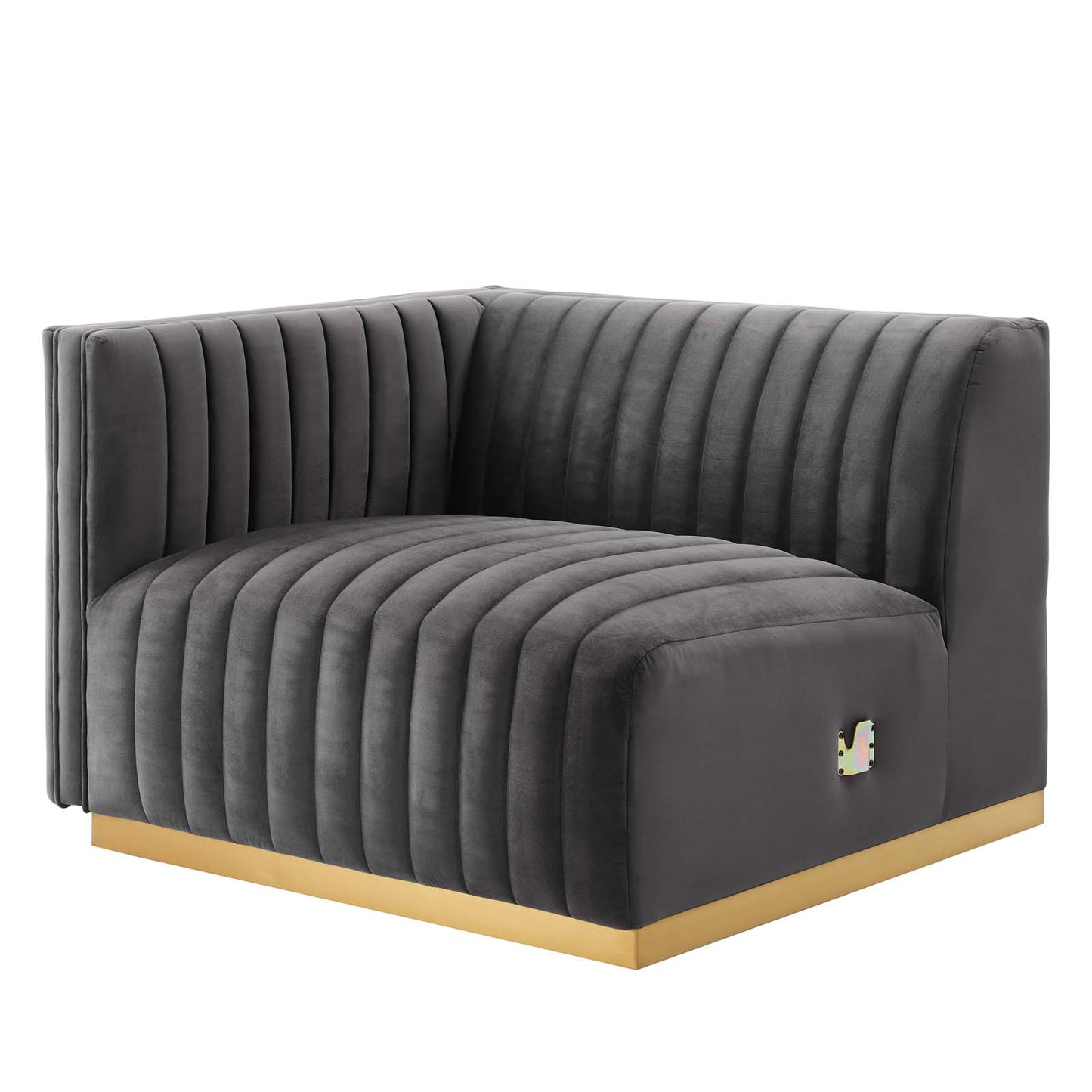 Conjure Channel Tufted Performance Velvet Sofa