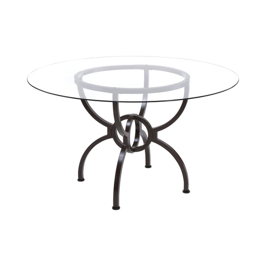 Aviano Dining Table Base Gunmetal