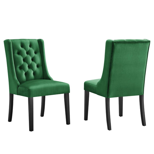 Baronet Performance Velvet Dining Chairs - Set of 2