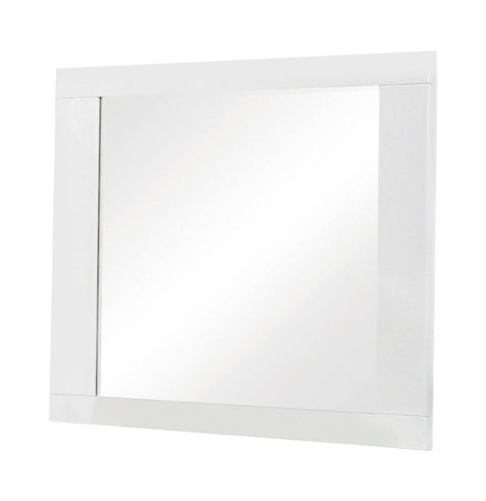 Felicity Rectangle Dresser Mirror Glossy White