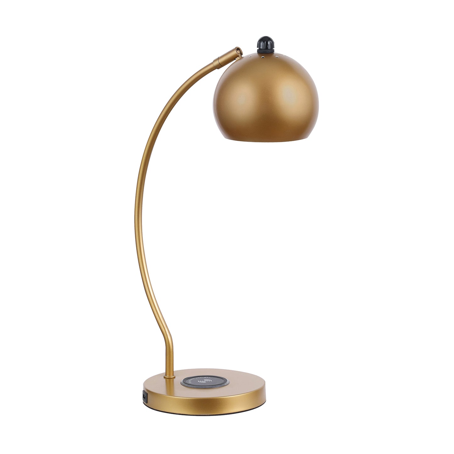Dome Shade Table Lamp Gold