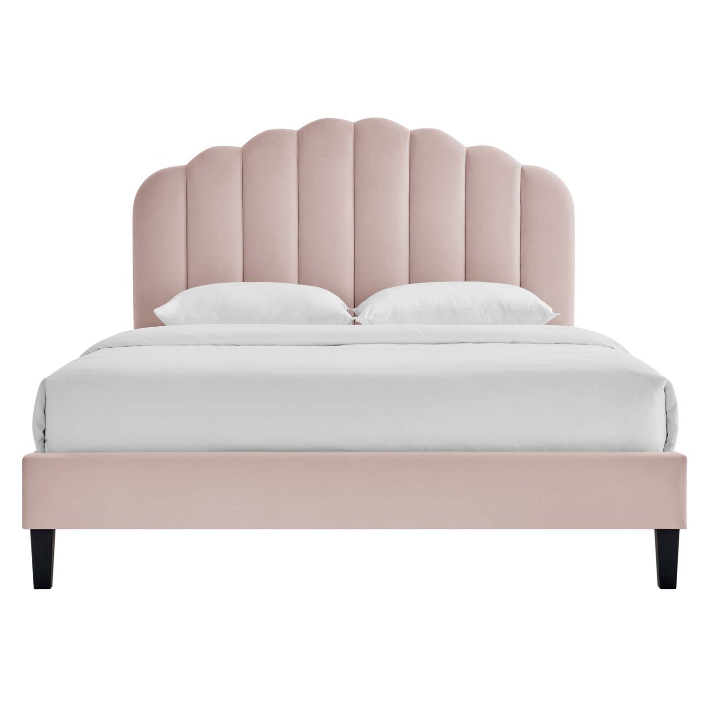 Daisy Performance Velvet Twin Platform Bed