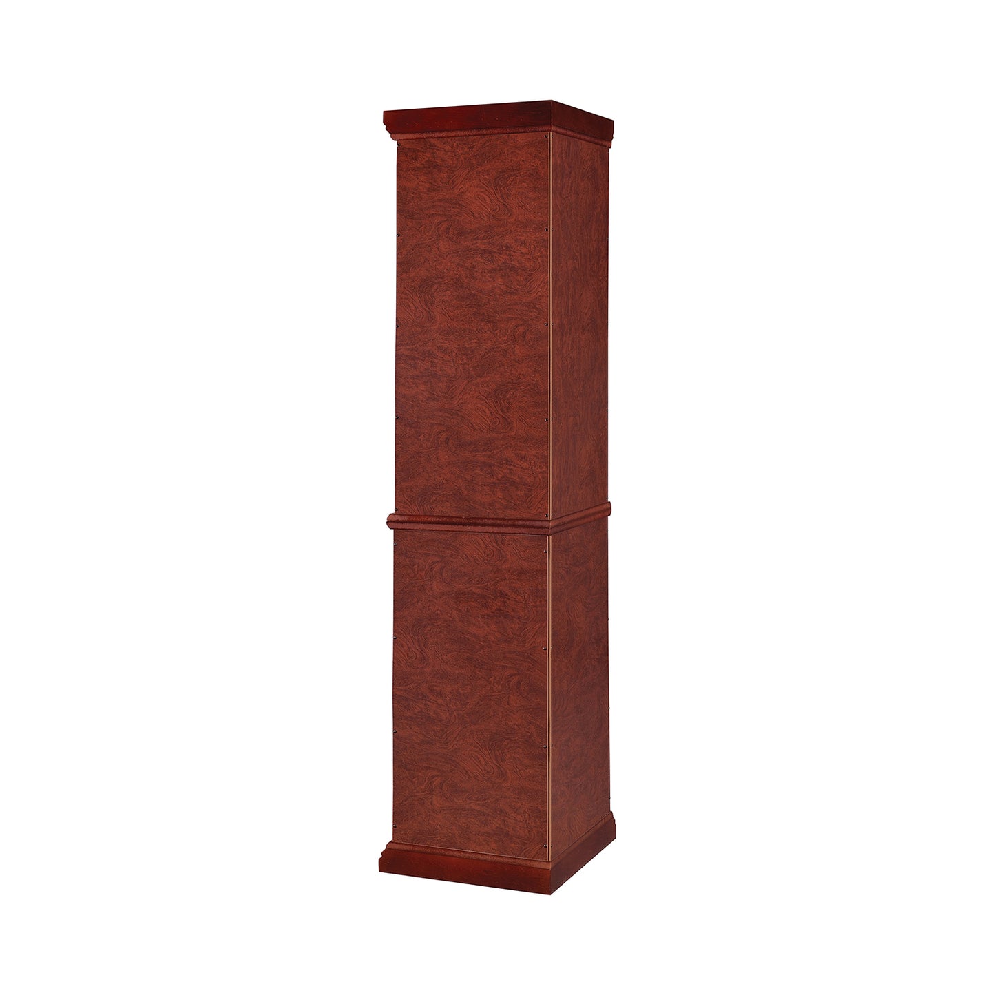 6-shelf Corner Curio Cabinet Medium Brown