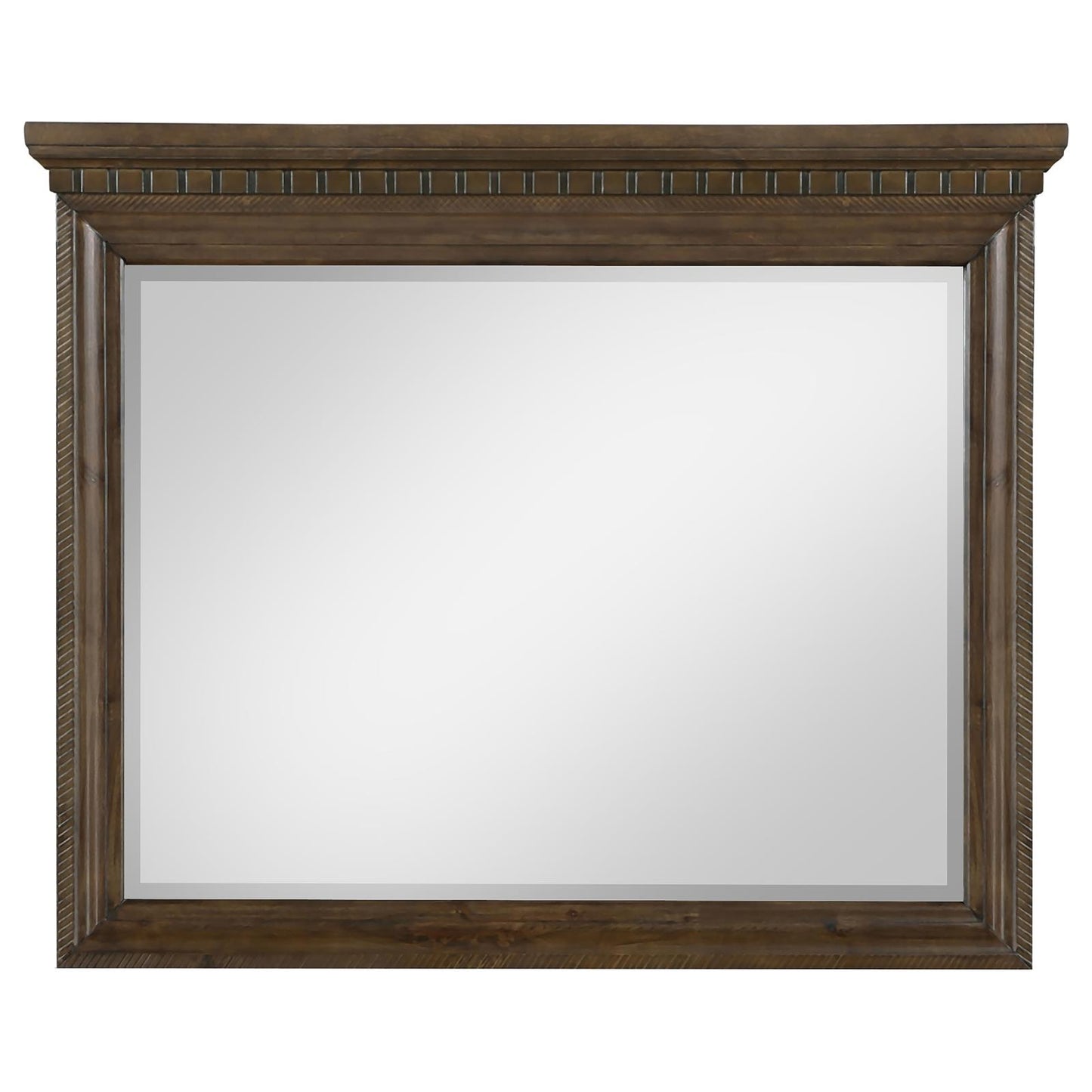 Bennington Rectangular Mirror Acacia Brown