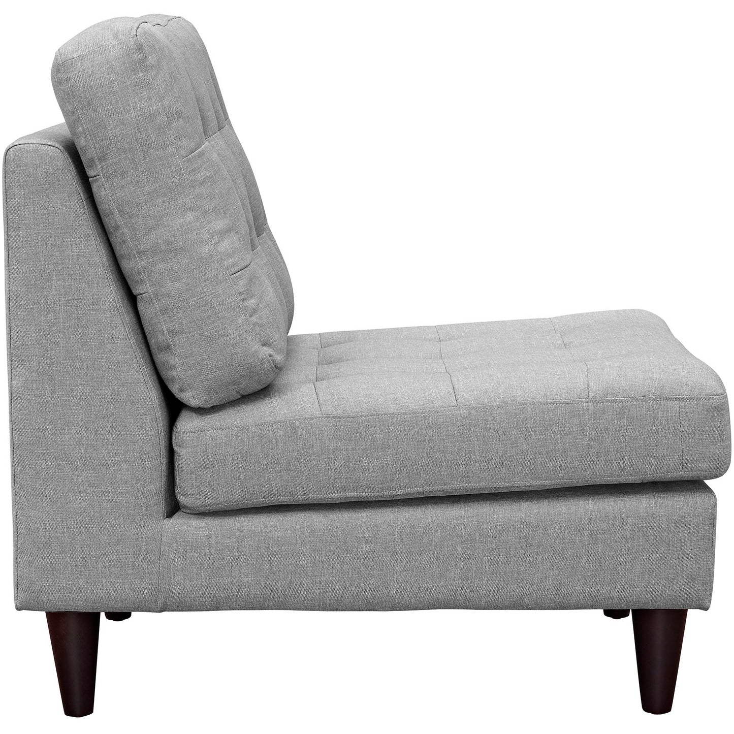 Empress Upholstered Fabric Lounge Chair