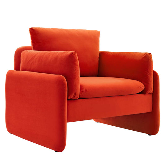 Indicate Performance Velvet Armchair