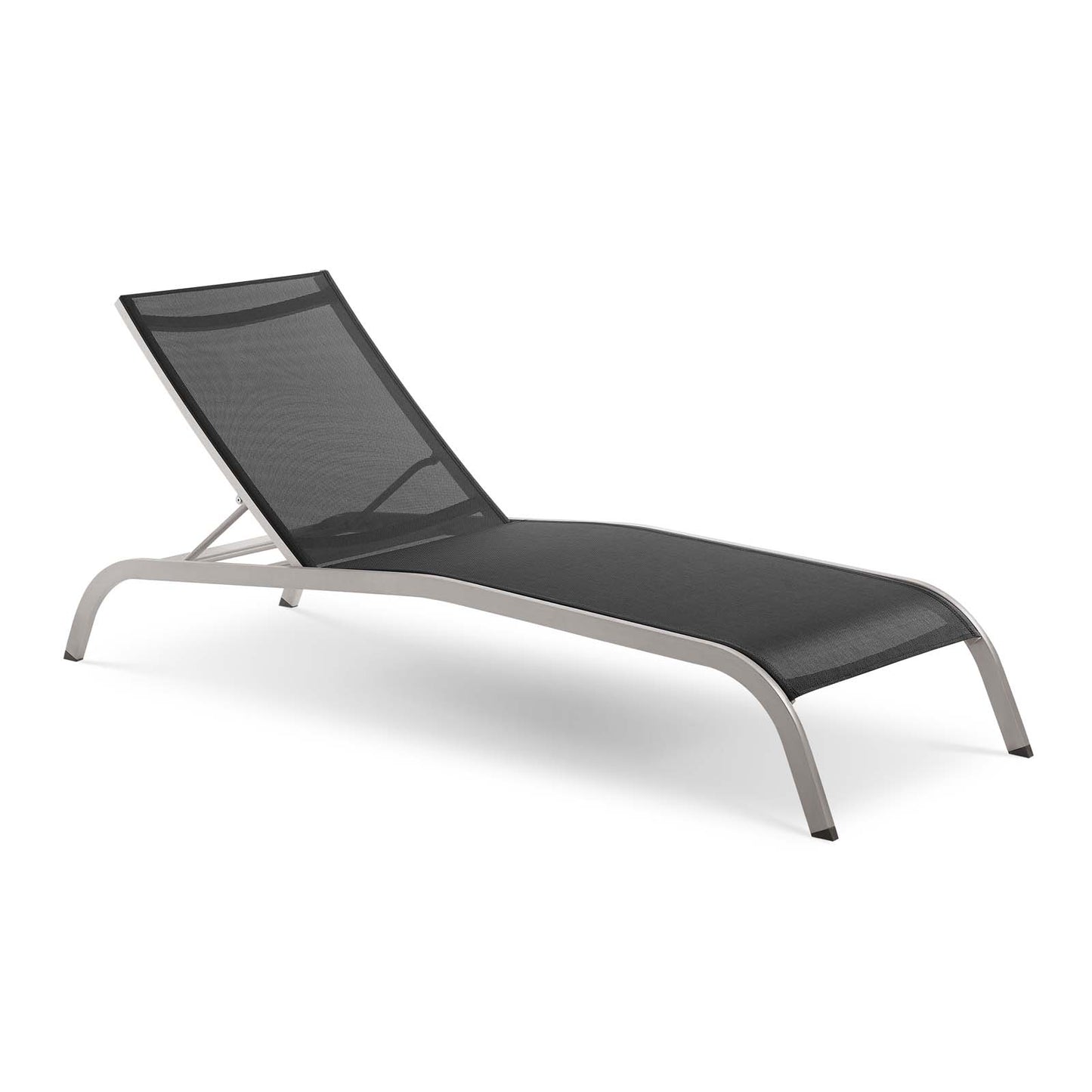 Savannah Mesh Chaise Outdoor Patio Aluminum Lounge Chair