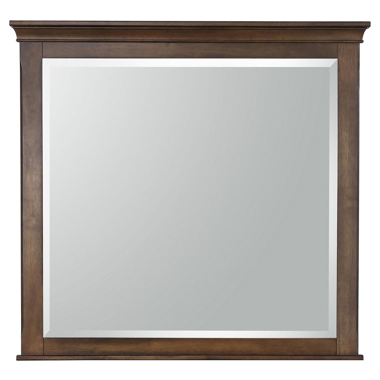 Franco Rectangular Mirror Burnished Oak