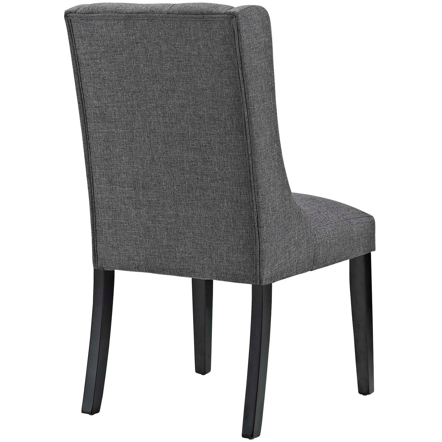 Baronet Button Tufted Fabric Dining Chair