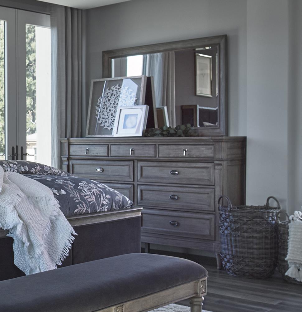 Alderwood 9-drawer Dresser French Grey