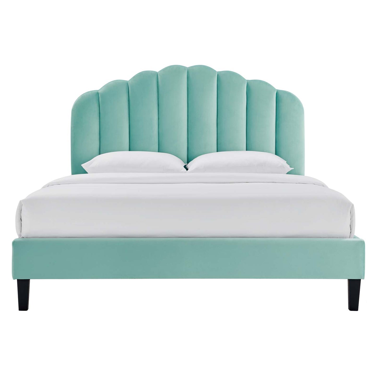 Daisy Performance Velvet Twin Platform Bed