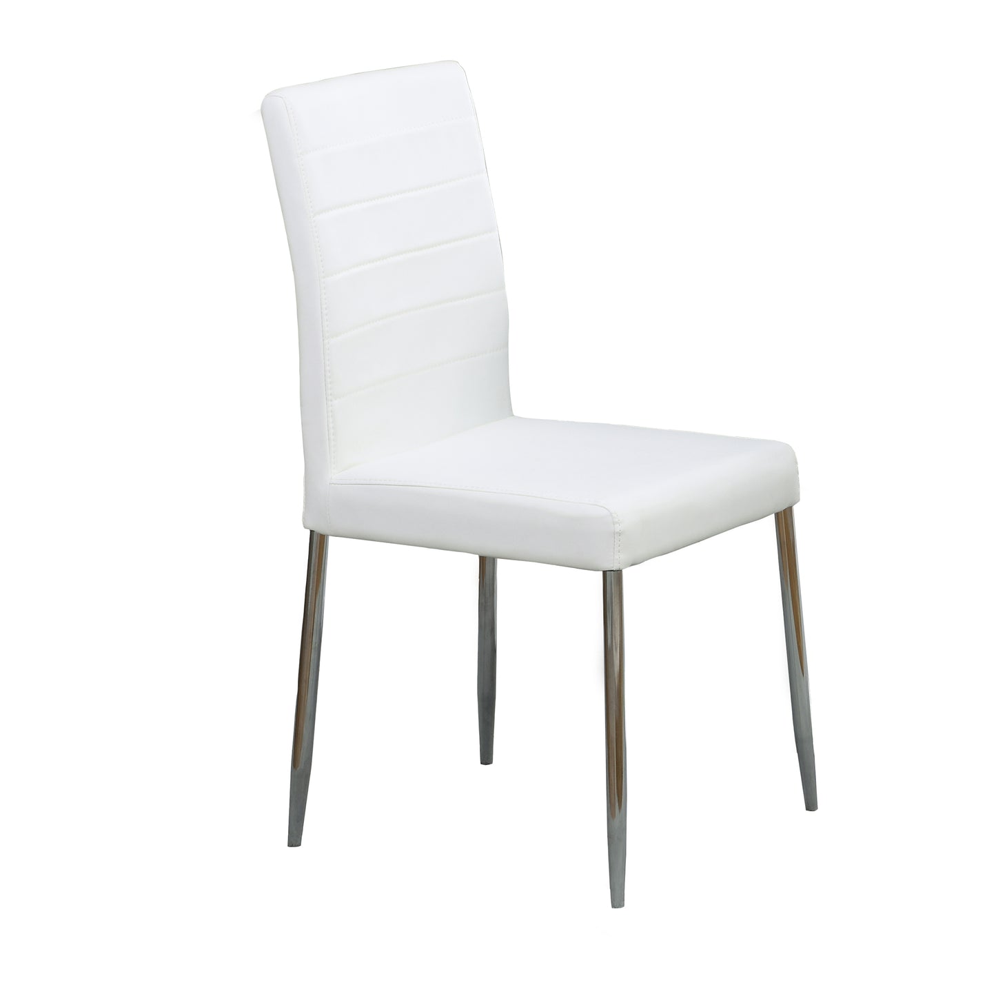 Matson Upholstered Dining Chairs White (Set of 4)