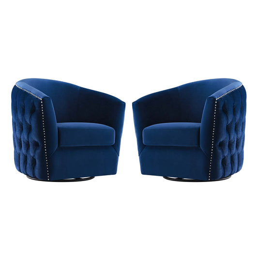 Rogue Armchair Performance Velvet Set of 2