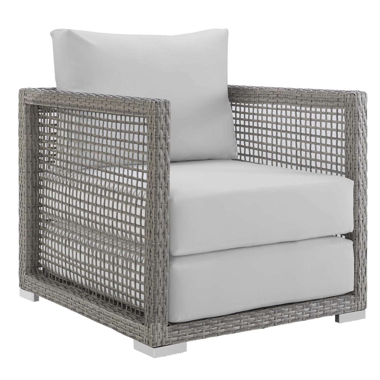 Aura 3 Piece Outdoor Patio Wicker Rattan Set