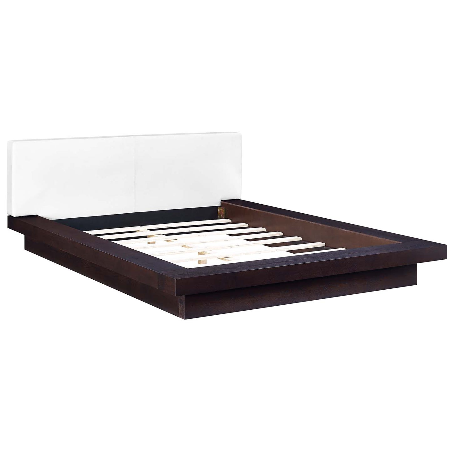 Freja Queen Vinyl Platform Bed