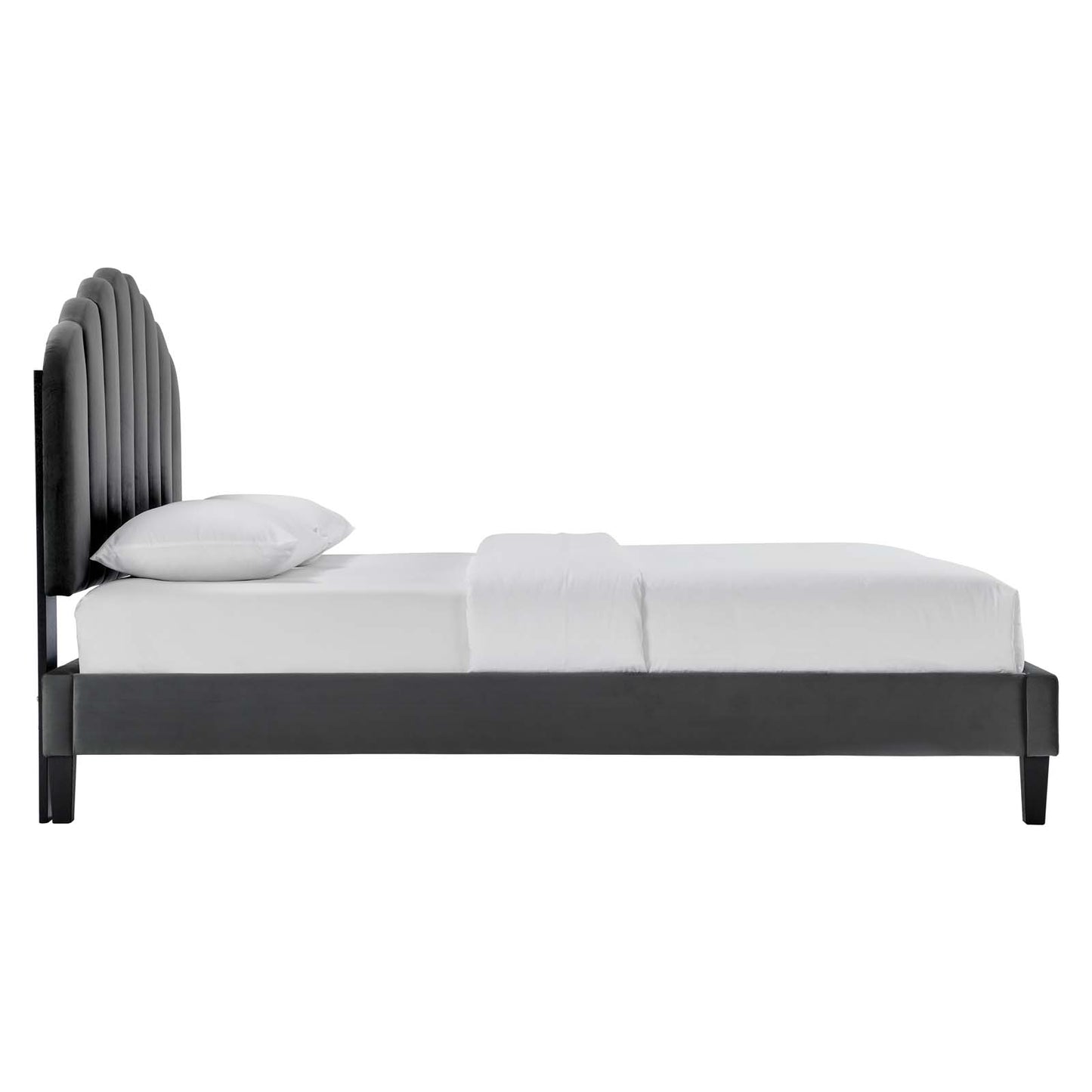 Daisy Performance Velvet Twin Platform Bed