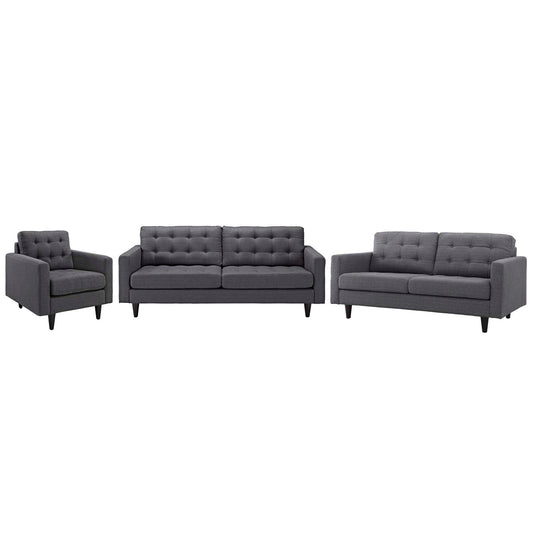 Empress Sofa, Loveseat and Armchair Set of 3